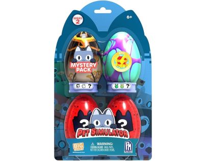 Vajíčka s figurkami Pet simulator 4 ks