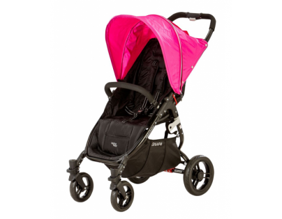 Valco kočárek Snap 4 Black černá Hot pink Beauty polohovací