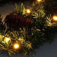 Solight Vánoční věnec průměru 15 LED 40 cm - Poškozený obal 5
