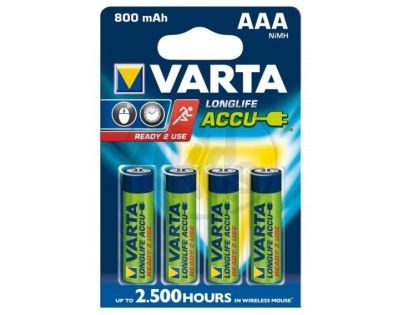 Varta Nabíjecí baterie Longlife AAA 800mAh 1.2V 4ks