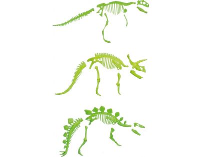 Vejce dinosaurus svítící skládačka zelené