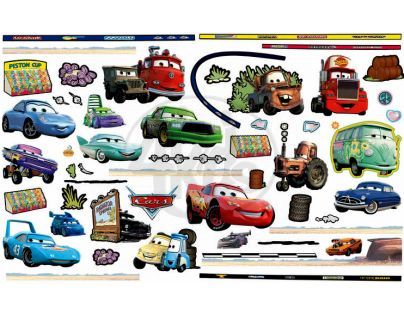 Velké dekorace na zeď CARS