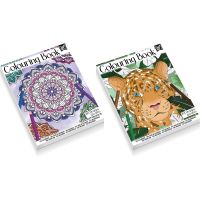 Velká kniha omalovánek mandala mix obrázků