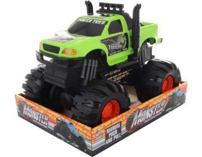 Velké terénní auto 40 cm zelené