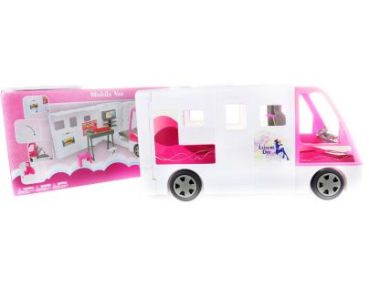 Velký bílý karavan pro panenky