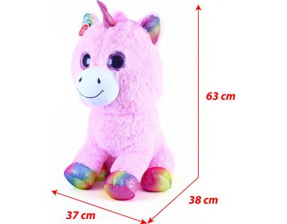 Rappa Velký plyšový jednorožec 58 cm