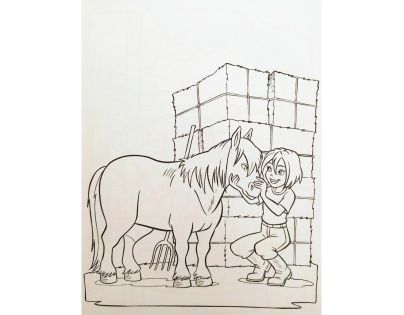 Veselá pastelka - JEDNOROŽCI A KONÍCI