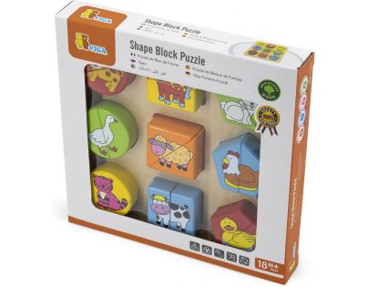Viga Dřevěné puzzle pro nejmenší