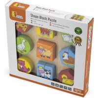 Viga Dřevěné puzzle pro nejmenší 3