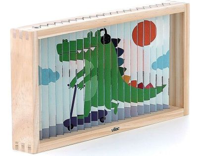 Vilac Dřevěná 4D skládačka Zvířátka