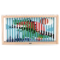 Vilac Dřevěná 4D skládačka Zvířátka 3