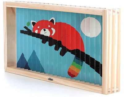 Vilac Dřevěná 4D skládačka Zvířátka