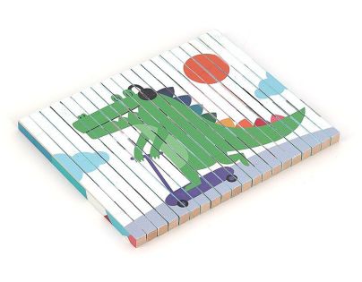 Vilac Dřevěná 4D skládačka Zvířátka