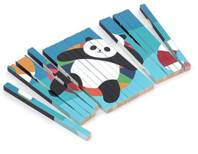 Vilac Dřevěná 4D skládačka Zvířátka