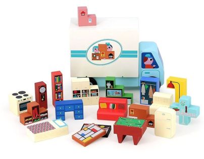 Vilac Dřevěná logická hra Nalož to správně! Stěhováci