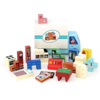 Vilac Dřevěná logická hra Nalož to správně! Stěhováci 3