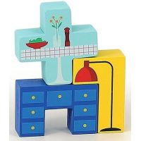 Vilac Dřevěná logická hra Nalož to správně! Stěhováci 5