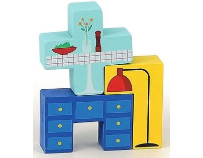 Vilac Dřevěná logická hra Nalož to správně! Stěhováci