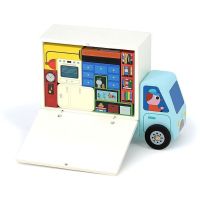 Vilac Dřevěná logická hra Nalož to správně! Stěhováci 6