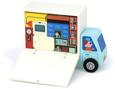 Vilac Dřevěná logická hra Nalož to správně! Stěhováci