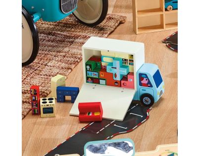 Vilac Dřevěná logická hra Nalož to správně! Stěhováci