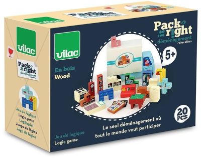 Vilac Dřevěná logická hra Nalož to správně! Stěhováci