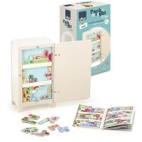 Vilac Dřevěná magnetická hra Ulož to správně! Lednička