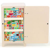 Vilac Dřevěná magnetická hra Ulož to správně! Lednička 4