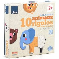 Vilac Dřevěné magnetky Legrační zvířátka 5