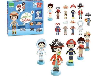 Vilac Magnetické oblékací puzzle Arthurova dobrodružství