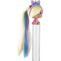 VIP Pets mini pejsek extra dlouhé vlasy Světle růžová 6