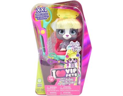VIP Pets VIP figurka mazlíčka s vlasovým studiem Lady Gigi VIP Pets VIP figurka mazlíčka s vlasovým studiem Lady Gigi