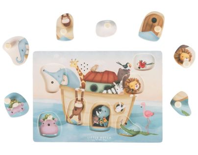 Vkládací puzzle se zvukem Noemova archa