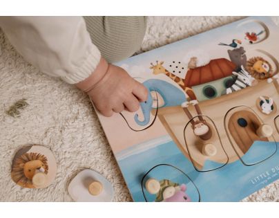 Vkládací puzzle se zvukem Noemova archa