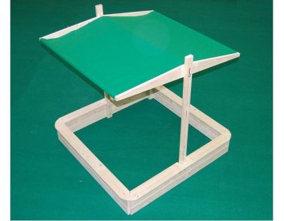Vladeko dřevěné pískoviště se stříškou 120 cm