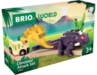 Vlaková sada dinosauří útok