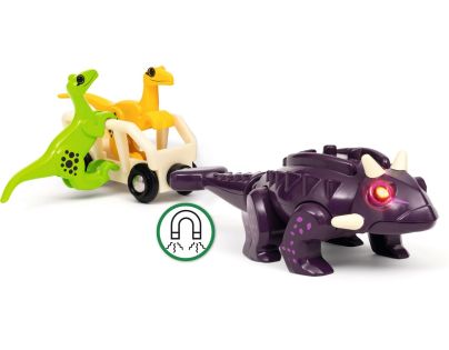 Vlaková sada dinosauří útok