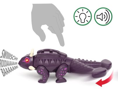 Vlaková sada dinosauří útok