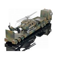 Vojenské nákladní auto + tank/helikoptéra 50cm Dickie 3534750 2