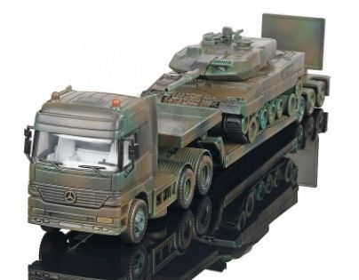 Vojenské nákladní auto + tank/helikoptéra 50cm Dickie 3534750
