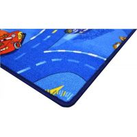 Vopi Cars koberec modrý 133 x 165 cm 3