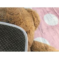 Vopi Ultrasoft koberec Medvídek růžový 130 x 180 cm 2