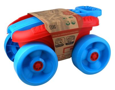 Alltoys Vozík s kostkami velký 32 ks