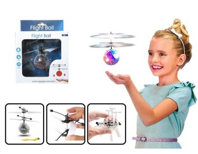 Alltoys Vrtulníková koule s LED krystaly
