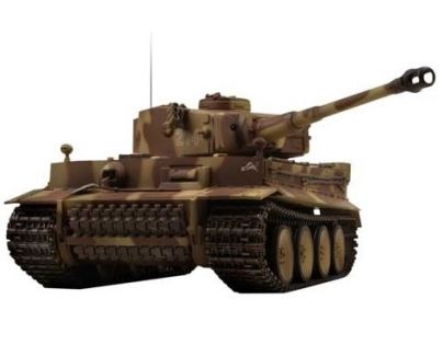 VsTank RC Tank Airsoft German Tiger I (E) Brown