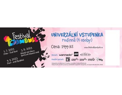 Vstupenka na Festival Bambule - Rodinné vstupné