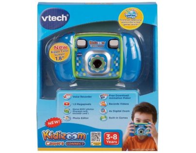 Vtech 140750 - Kidizoom Kid modrý - dětský fotoaparát