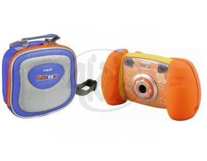 Vtech 122716 - Kidizoom oranžový s pouzdrem - dětský fotoaparát