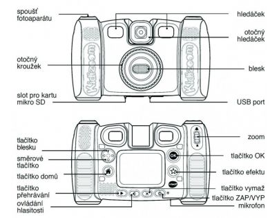 VTech Kidizoom Twist plus X7 oranžová