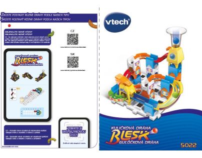 Vtech Kuličková dráha Blesk Dvojitý skok CZ SK